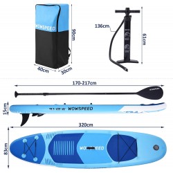 Planche pagaie (paddle board) bleu